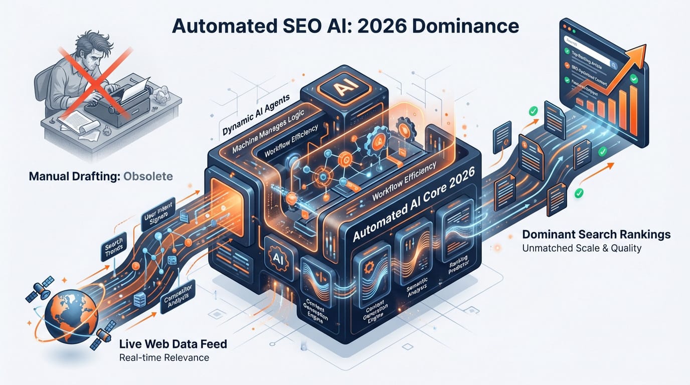 Automated SEO AI workflows and dynamic agents dominating search engine rankings in 2026
