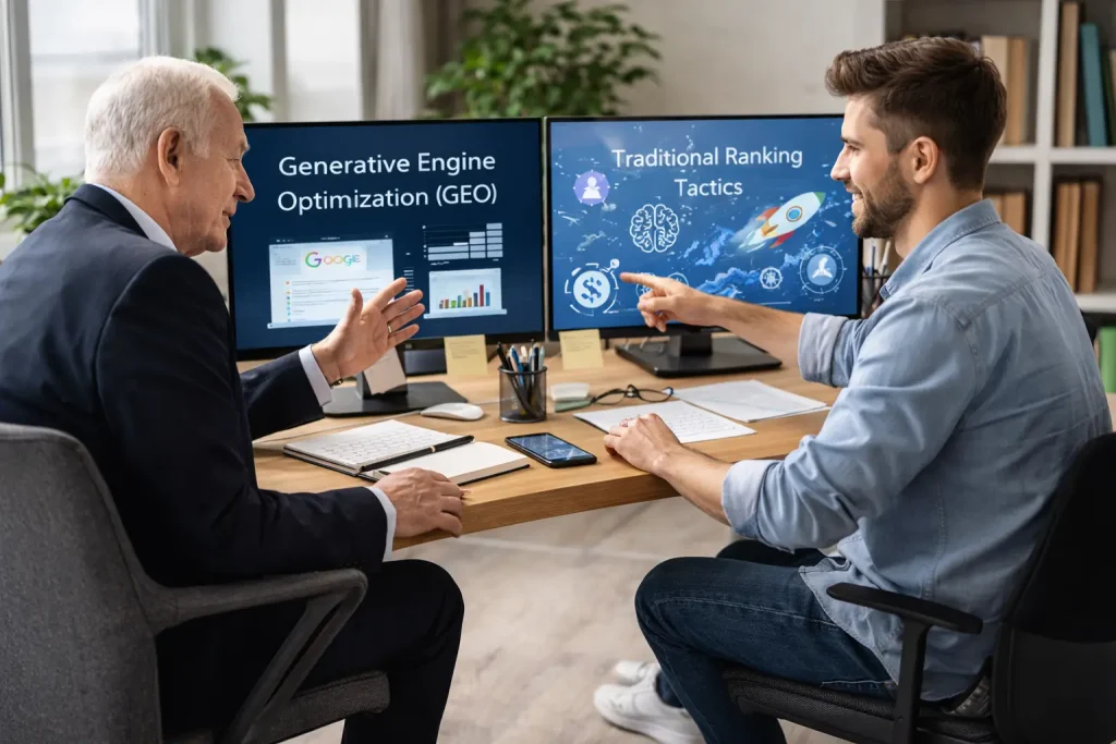 Generative Engine Optimization (GEO) vs Traditional Ranking Tactics